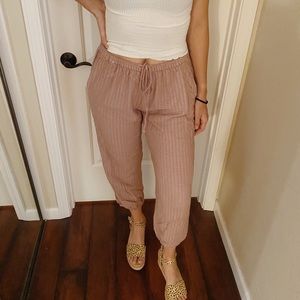 Blush Anthropologie Joggers / Sweatpants / Pajama